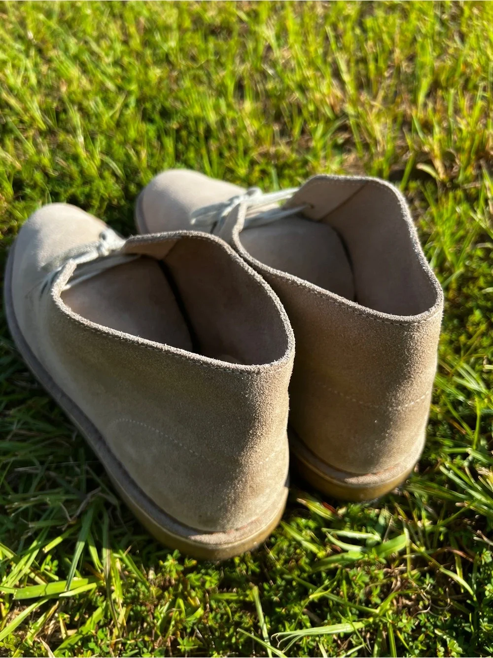 Clarks clean lightly